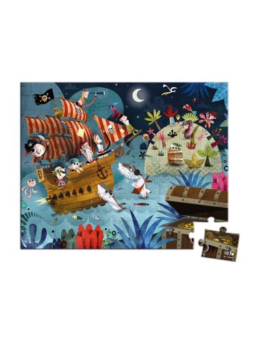 Bonito y sostenible puzzle para niños editado por Janod.