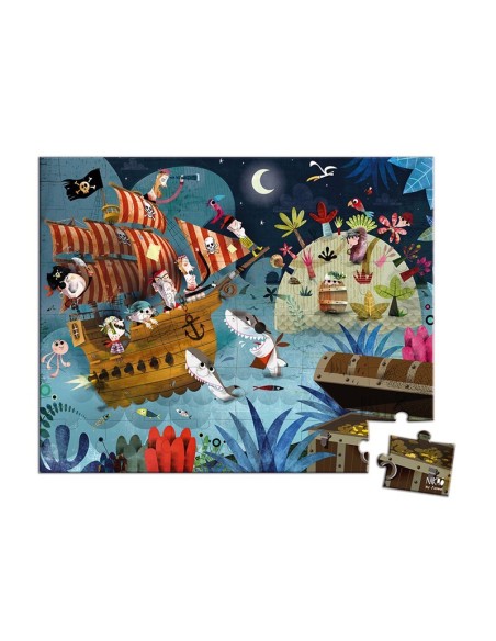 Bonito y sostenible puzzle para niños editado por Janod.