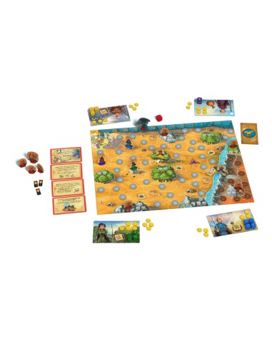 Andor Junior es un juego de exploración y aventura para mayores de 7 años. Editado por Devir.