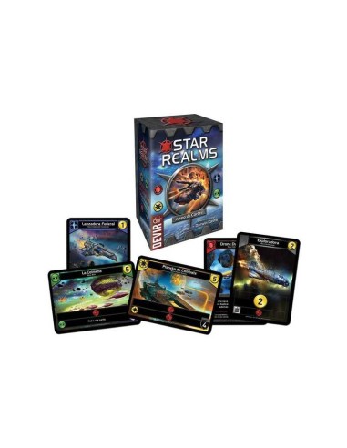 Star Realms es  un juego de cartas de construcción de mazos para dos jugadores. Editado por Devir.