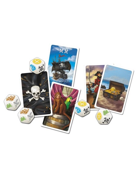 Isla Calavera es un sencillo y divertido juego de cartas. Editado por Mercurio.