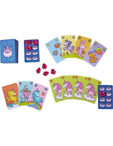 Unicorino Destello - Juego de cartas es un juego para niños editado por HABA
