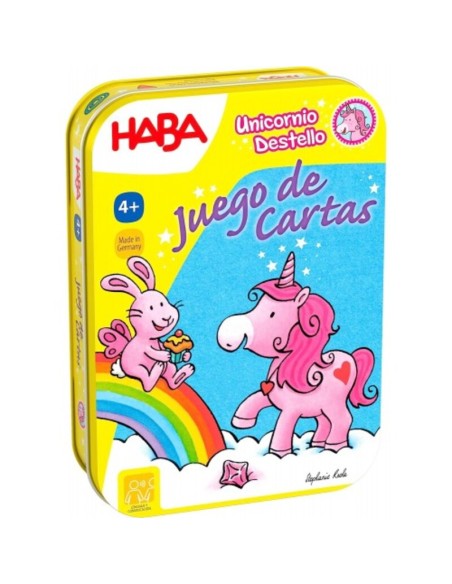 Unicorino Destello - Juego de cartas es un juego para niños editado por HABA.