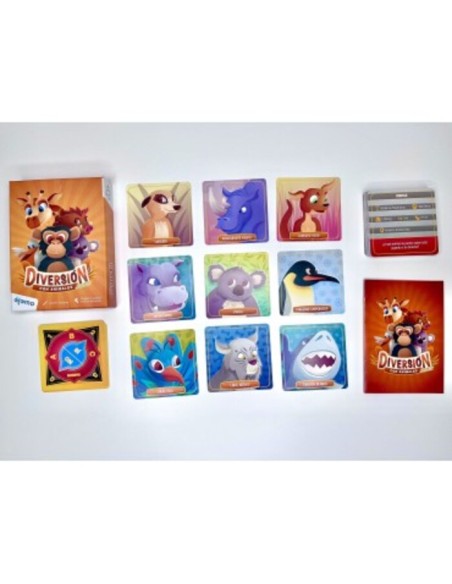 Diversión con animales junior es un juego de preguntas y respuestas editado por Átomo Games.