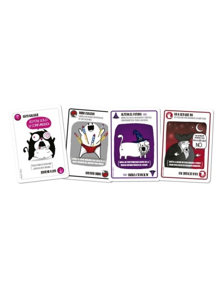 Exploding Kittens Party Pack es un juego de cartas y gatos explosivos.