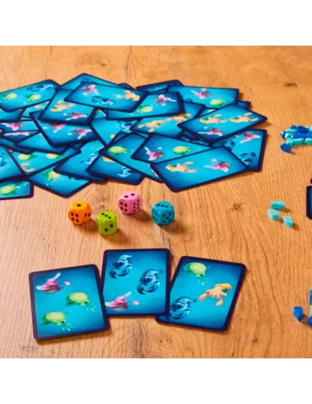 Misión Subacuática es un juego de observación y rapidez de la editorial HABA .