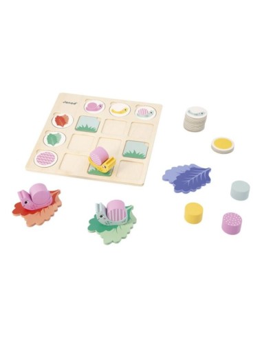 Este bonito tablero de doble entrada, editado por Janod, es ideal para que los más pequeños desarrollen la lógica.