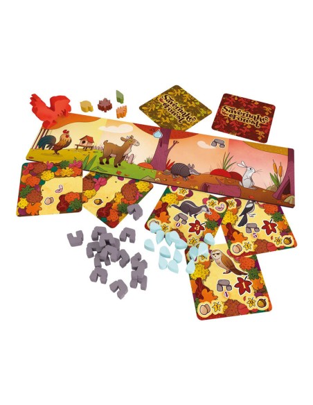 Savernake Forest es un bonito y divertido juego de tablero distribuido por Devir.