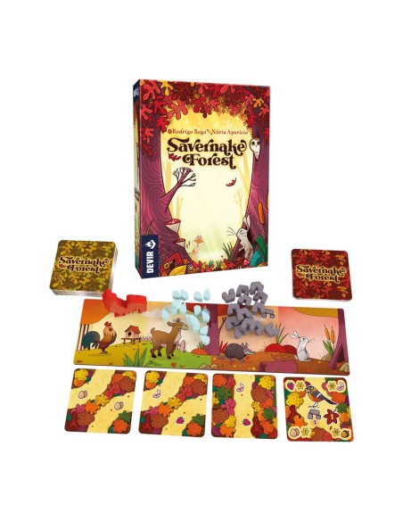 Savernake Forest es un bonito y divertido juego de tablero distribuido por Devir.