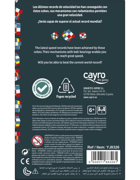 Cubo 3x3 SQ-1 Guanlong es una modificación del cubo 3x3. Fabricado por Cayro.