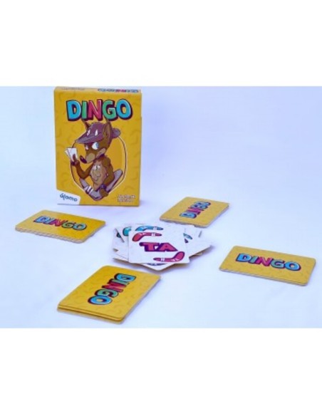Dingo es un juego de cartas de rapidez y concentración editado por Átomo Games.