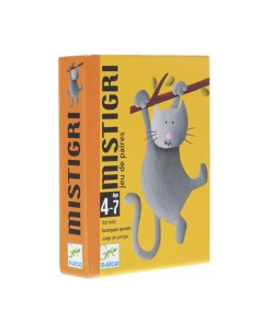 Mistrigri es un juego clásico de cartas para niños. Editado por Djeco.