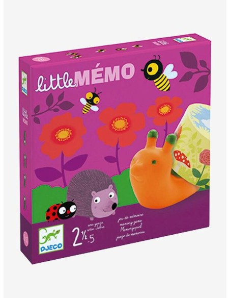Little Memo es un precioso juego de memoria a partir de dos años y medio de la editorial Djeco