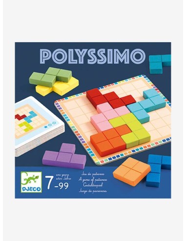 Polyssimo es un juego de lógica de la editorial Djeco.
