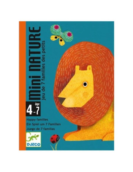 Mini Nature es un juego de 7 familias de la editorial Djeco