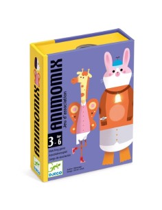 Animomix es un juego infantil de asociación de la editorial Djeco