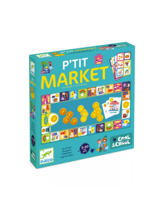 Little Market es un juego para aprender el uso del dinero, de la editorial Djeco