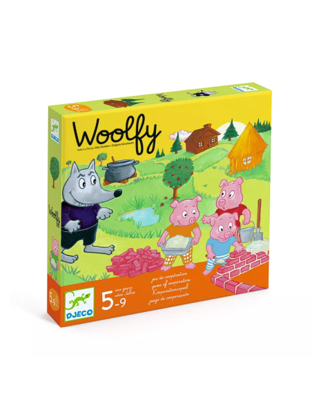 Woolfy es un clásico juego infantil cooperativo de Djeco