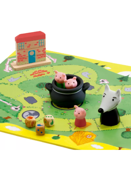 Woolfy es un clásico juego infantil cooperativo de Djeco