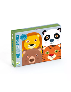 Little Family es un juego de cartas a partir de 2 años, editado por Djeco.