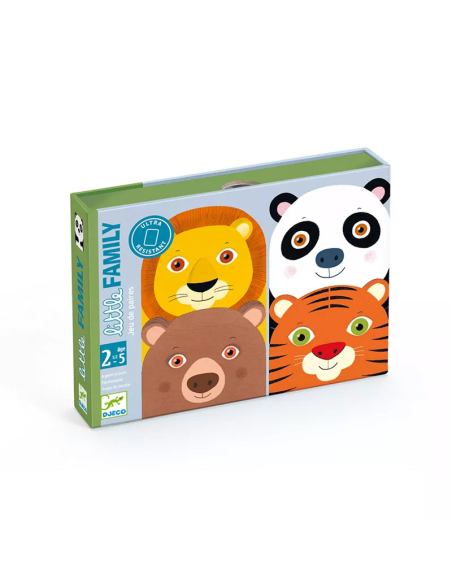 Little Family es un juego de cartas a partir de 2 años, editado por Djeco.