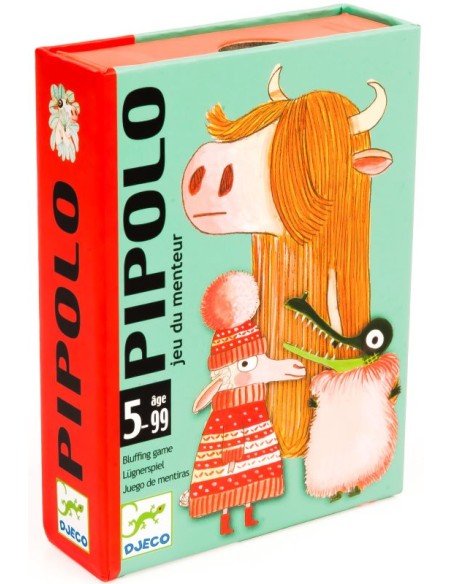 Pipiolo es una preciosa versión del juego de El Mentiroso, editada por Djeco.