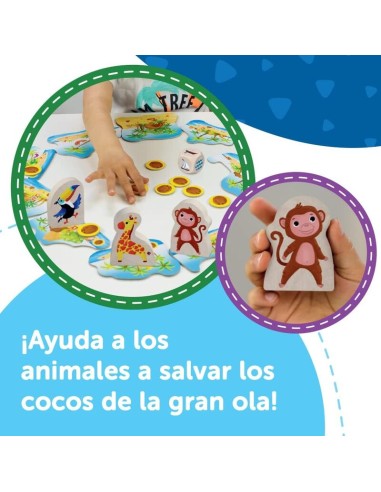 Coco Loco es un juego de mesa cooperativo a partir de 2 años y medio. Editado por Trefl.