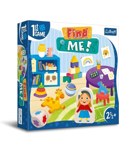 Find Me! es un juego cooperativo de reconocimietno táctil editado por Trefl.