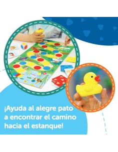 Funny Duck es un juego de mesa cooperativo con mucha acción para niños a partir de 2 año y medio. Editado por Trefl. 2