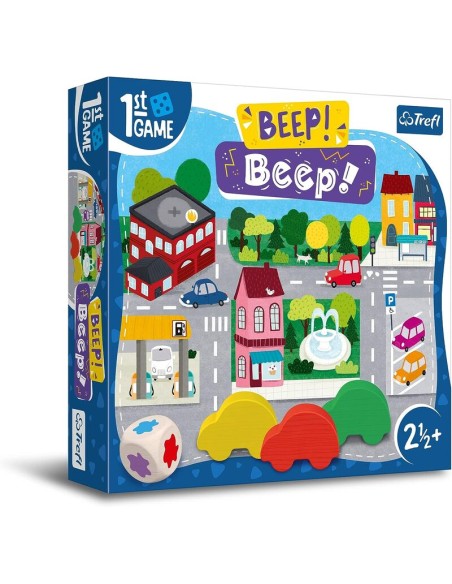 Beep! Beep! es un juego de suerte y estrategia para los más pequeños.