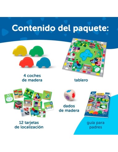 Beep! Beep! es un juego de suerte y estrategia para los más pequeños.