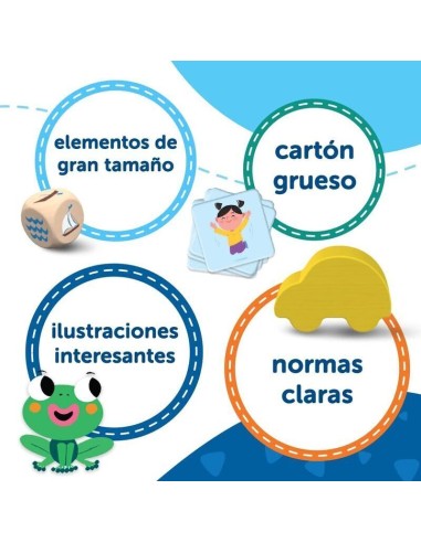 Beep! Beep! es un juego de suerte y estrategia para los más pequeños.