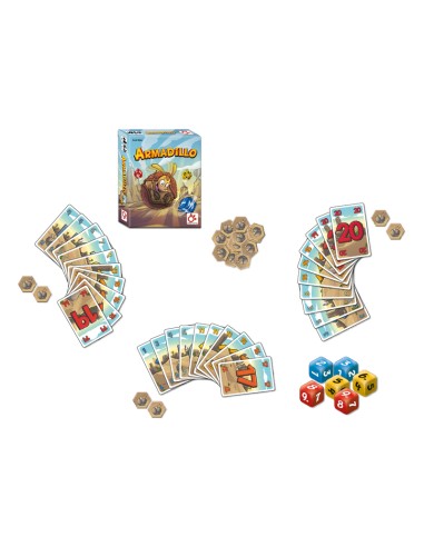 Armadillo es un juego de cartas de tentar la suerte. Editado por Mercurio.