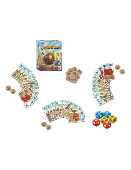 Armadillo es un juego de cartas de tentar la suerte. Editado por Mercurio.