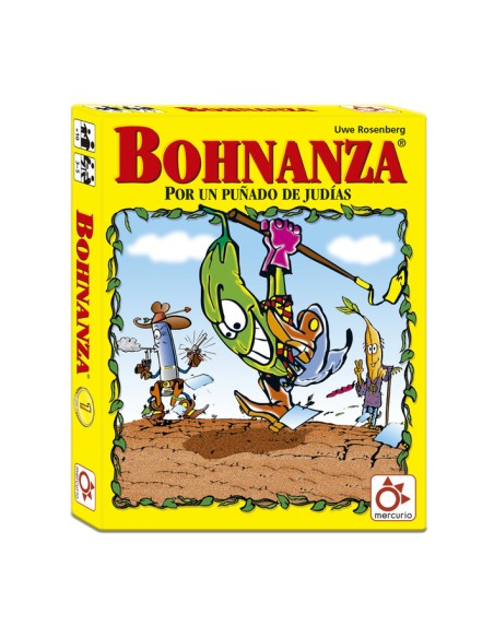 Bohnanza es un juego de cosechar judías y negociación. Editado por Mercurio.