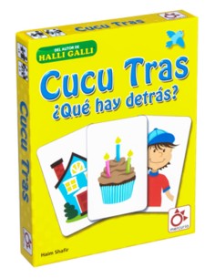 Cucu Tras ¿qué hay detrás" es un original y divertido juego de memoria. Editado por Mercurio.