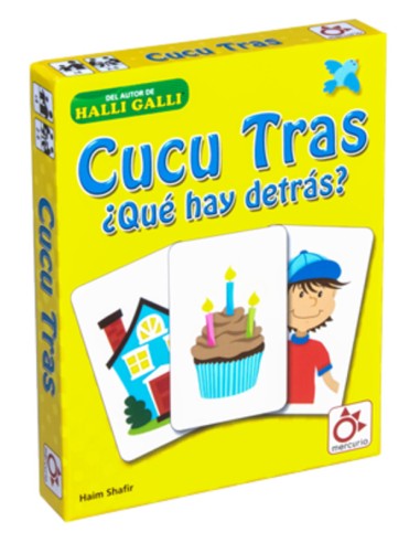 Cucu Tras ¿qué hay detrás" es un original y divertido juego de memoria. Editado por Mercurio.