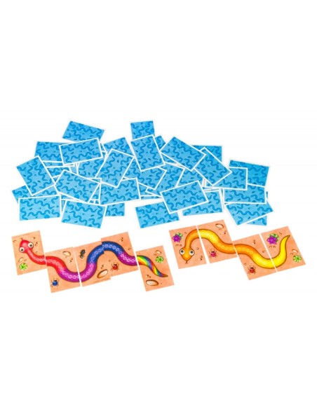 Serpentina es un juego de cartas a partir de 4 años. Editado por Mercurio.