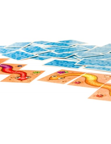Serpentina es un juego de cartas a partir de 4 años. Editado por Mercurio.