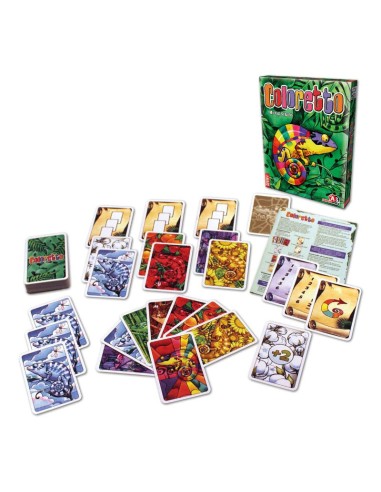 Coloretto es un juego de cartas de colección de sets. Editado por Devir.