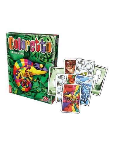 Coloretto es un juego de cartas de colección de sets. Editado por Devir.