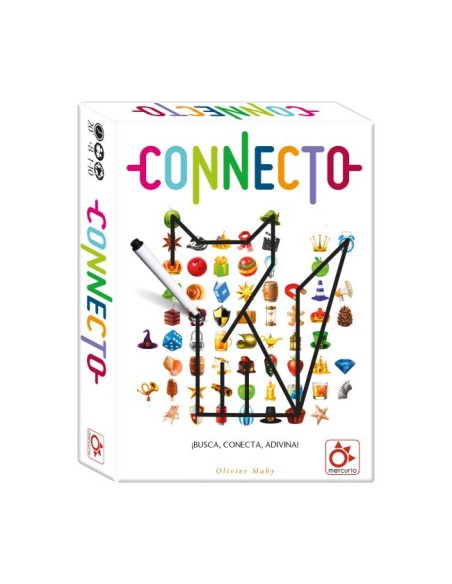 Connecto es un juego de rapidez y agudeza visual. Editado por Mercurio.