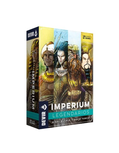 Imperium Legendarios es un juego de contstrucción de mazos que se puede jugar en solitario. Editado por Devir.