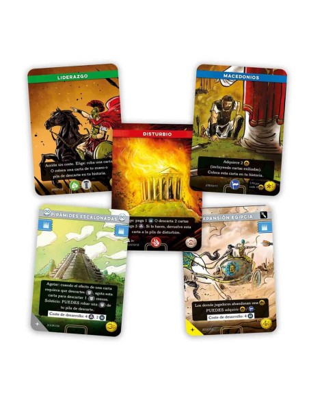 Imperium Legendarios es un juego de contstrucción de mazos que se puede jugar en solitario. Editado por Devir.