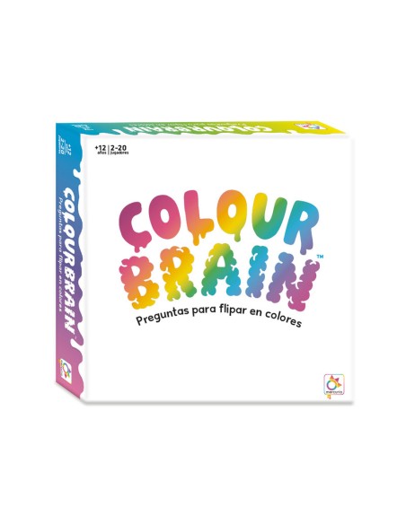 Colour Brain es un juego de preguntas que se responden con cartas de colores.