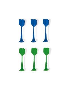 6 dardos magnéticos es un recambió para los juegos de dardos magnéticos de Janod.