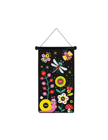 Juego de dardos magnético Jardín es un juego de puntería y habilidad para niños de la marca Janod.