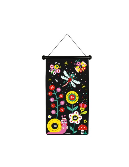 Juego de dardos magnético Jardín es un juego de puntería y habilidad para niños de la marca Janod.