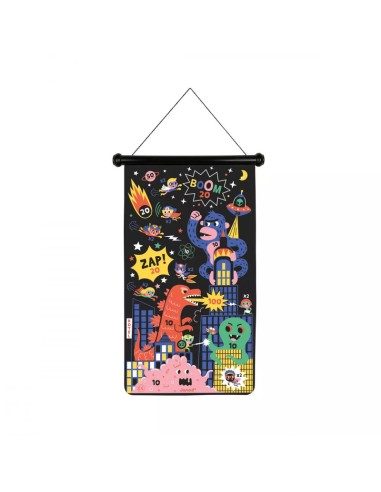 Juego de dardos magnético Super Heroes es un juego de puntería y habiliad para niño de la marca Janod.