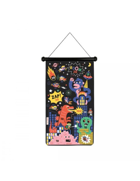 Juego de dardos magnético Super Heroes es un juego de puntería y habiliad para niño de la marca Janod.